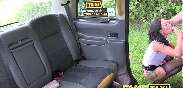  Fake Taxi Sex mad MILF loves to ride cock in London taxi